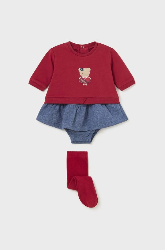 Sada pre bábätká Mayoral Newborn s elastanom červená 2849.2H.Newborn.9BYX