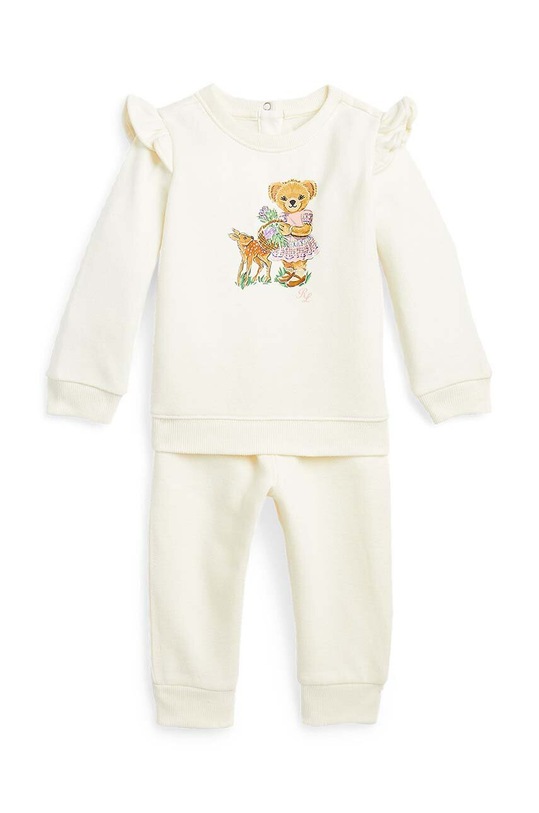 Polo Ralph Lauren gyerek együttes nyomtatásos bézs 310918172001