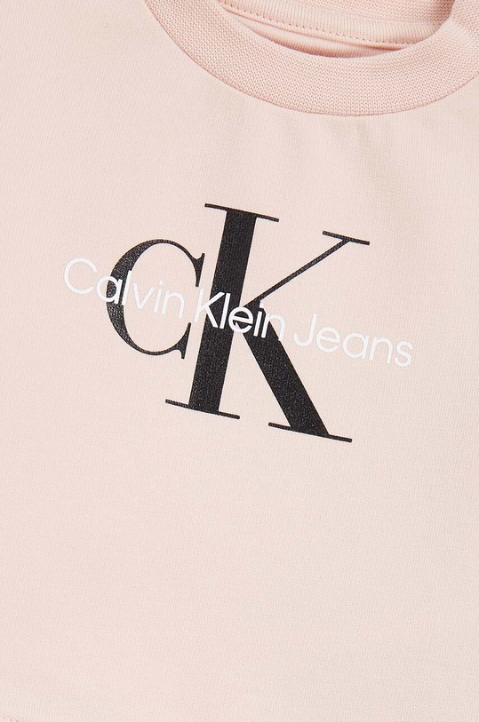Dziewczynka Calvin Klein Jeans dres dziecięcy IN0IN00017.G.9BYX różowy