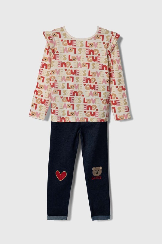 Sada pre bábätká Guess nášivka béžová A3BG04.J1311.9BYX