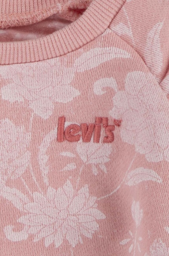 Dziewczynka Levi's dres niemowlęcy 1EJ247 różowy