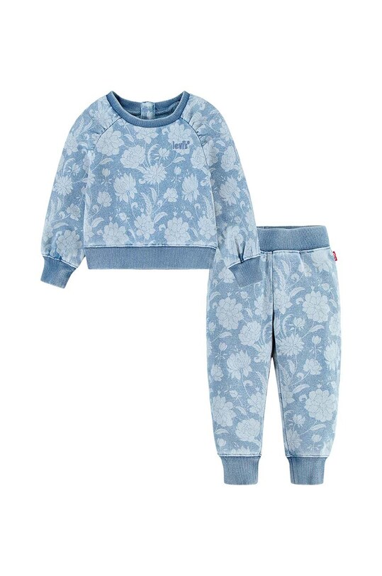 Levi's dres niemowlęcy dzianina niebieski 1EJ247