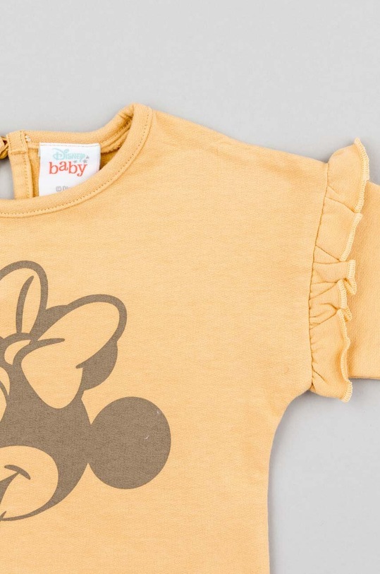 Dziewczynka zippy komplet bawełniany niemowlęcy 3105609101 żółty