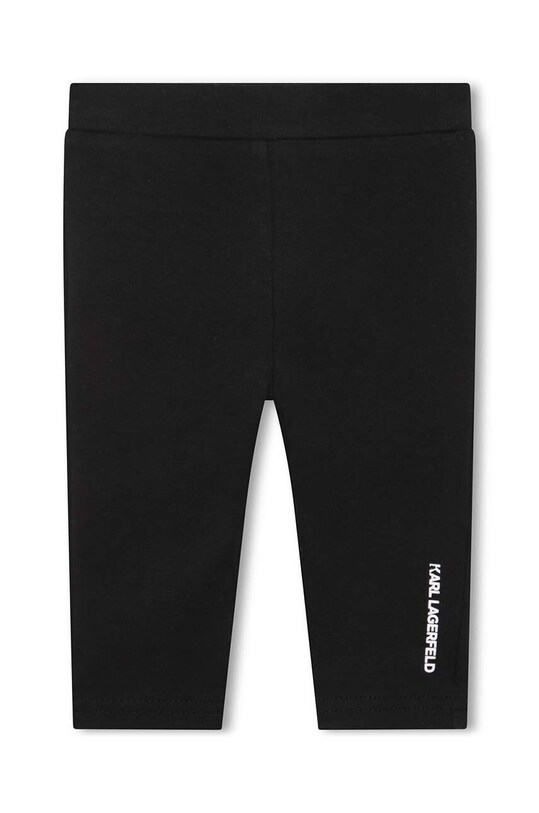 Karl Lagerfeld komplet bawełniany niemowlęcy Z98142.71.81 czarny
