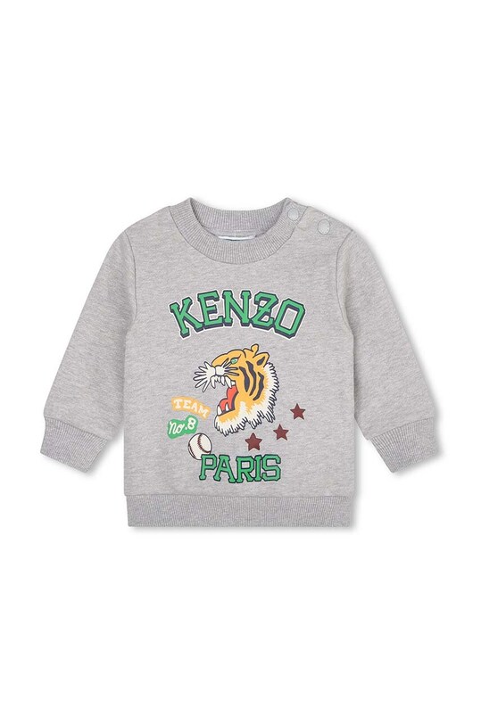 Chłopiec Kenzo Kids dres dziecięcy K08068.86.102 szary