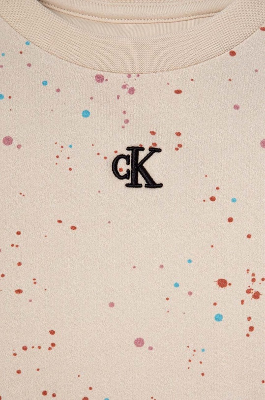 CHLAPEC Dětská tepláková souprava Calvin Klein Jeans IN0IN00087.9BYX béžová