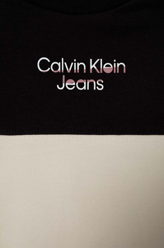 CHLAPEC Dětská tepláková souprava Calvin Klein Jeans IN0IN00088.9BYX černá