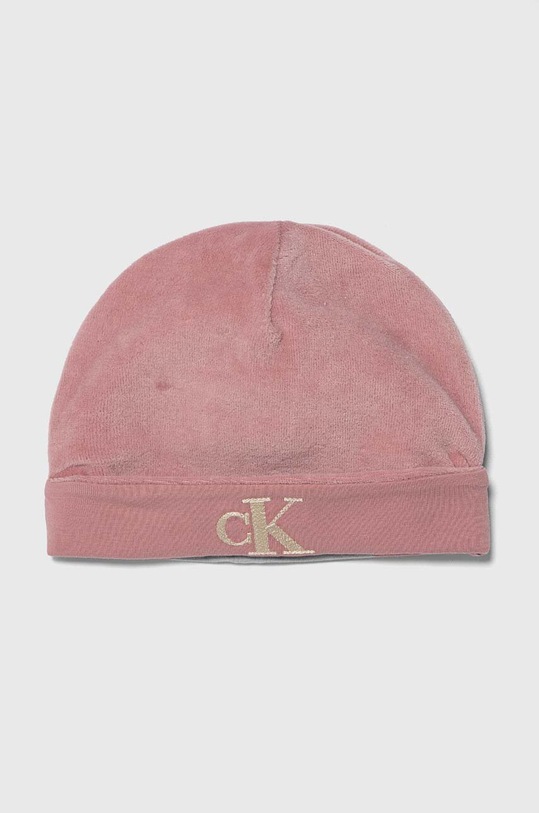 Kojenecká tepláková souprava Calvin Klein Jeans růžová IN0IN00100.9BYX