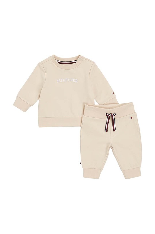 Комплект для младенцев Tommy Hilfiger с эластаном бежевый KN0KN01646.9BYX