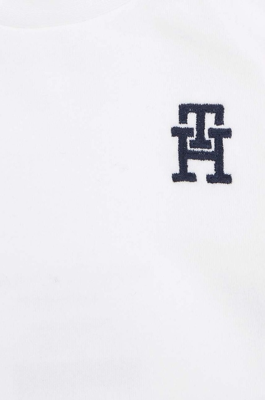 Chłopiec Tommy Hilfiger dres niemowlęcy KN0KN01688.9BYX biały