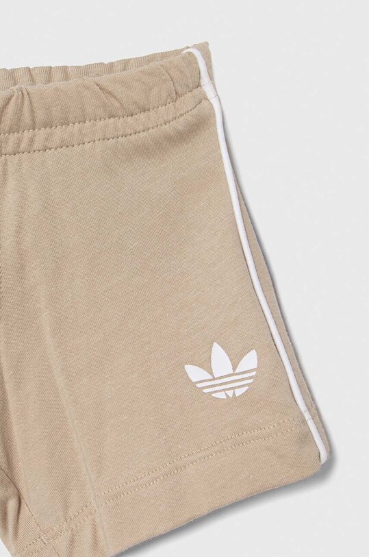 Κοριτσίστικα Παιδικό βαμβακερό σετ adidas Originals IL2473 μπεζ
