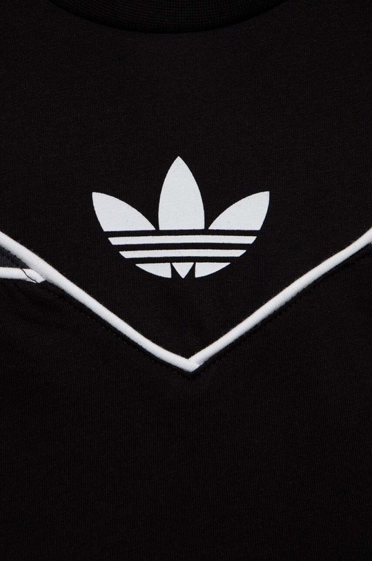 Băieți adidas Originals trening din bumbac pentru bebelusi IL2474 negru