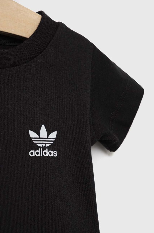 Chłopiec adidas Originals komplet bawełniany niemowlęcy IM3863 czarny