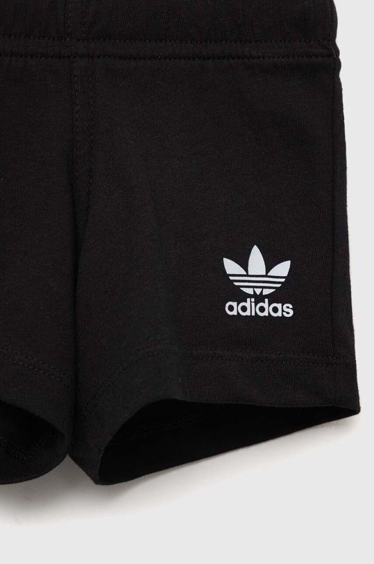adidas Originals komplet bawełniany niemowlęcy czarny IM3863