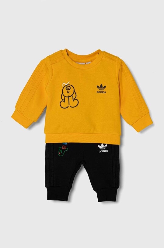 Παιδική φόρμα adidas Originals πλεκτό ύφασμα κίτρινο II0830