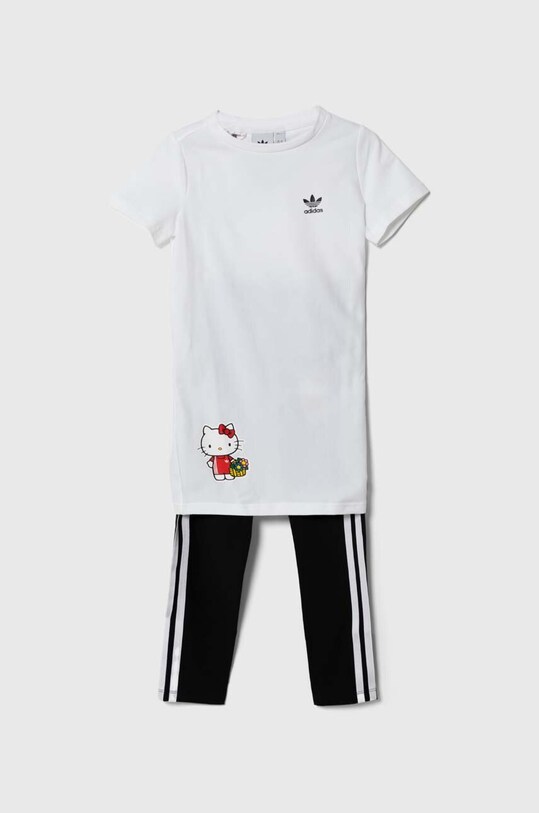 adidas Originals komplet dziecięcy x Sanrio, Hello Kitty z elastanem biały II0853