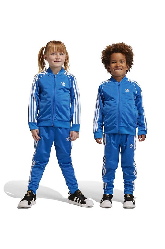 Παιδική φόρμα adidas Originals πλεκτό ύφασμα μπλε IP6694