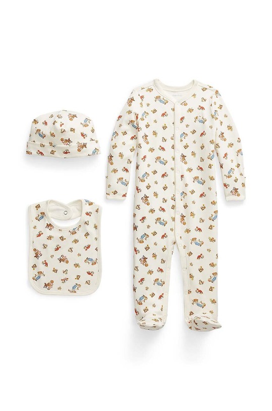 Polo Ralph Lauren compleu bebe tricotaj bej 310918188001