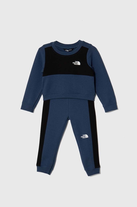 The North Face dres dziecięcy TNF TECH CREW SET dzianina granatowy NF0A84N3