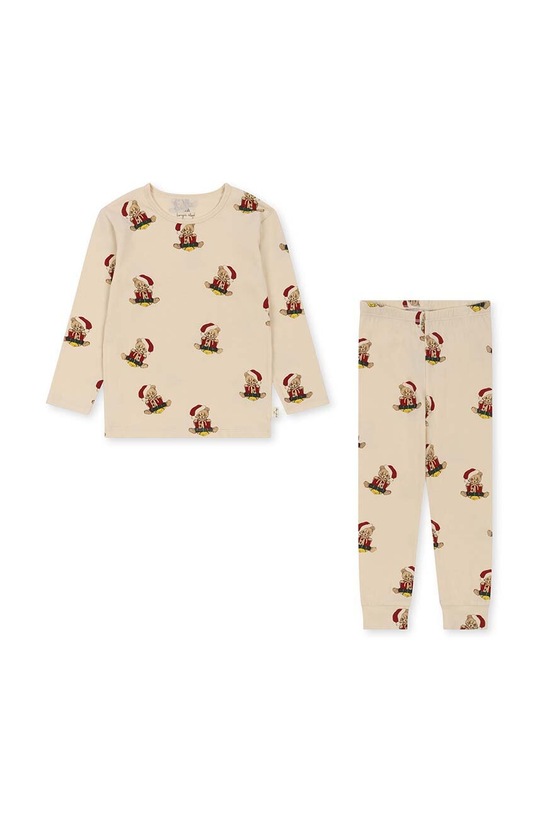 Konges Sløjd komplet bawełniany dziecięcy KS6334 beżowy AW23