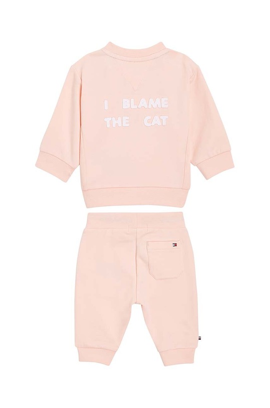 Tommy Hilfiger dres niemowlęcy KN0KN01697.9BYX różowy AW23