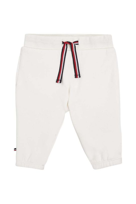 Παιδική φόρμα Tommy Hilfiger απλικέ λευκό KN0KN01698.9BYX