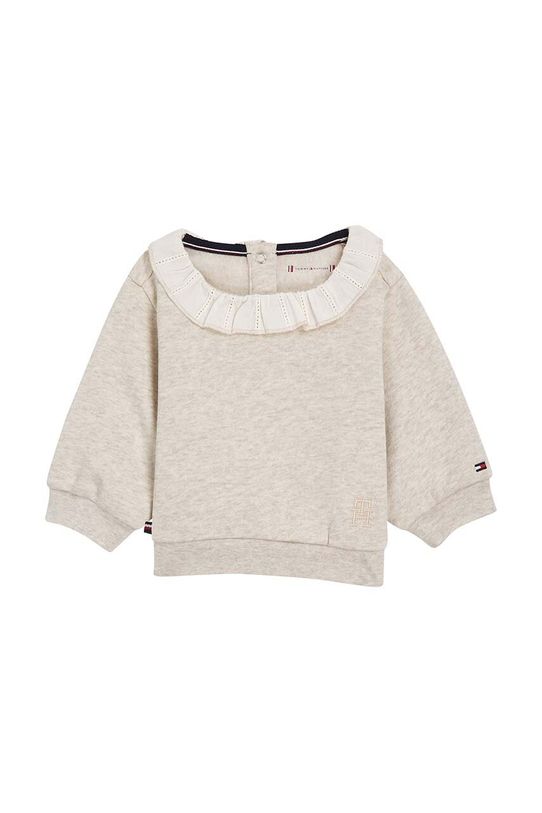Tepláková súprava pre bábätká Tommy Hilfiger melanž béžová KN0KN01699.9BYX