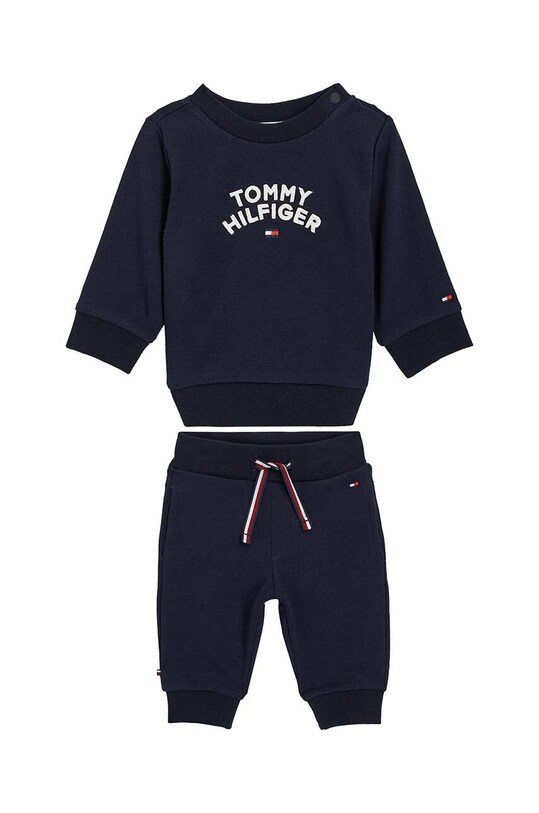 Tommy Hilfiger dres niemowlęcy z elastanem granatowy KN0KN01788.9BYX