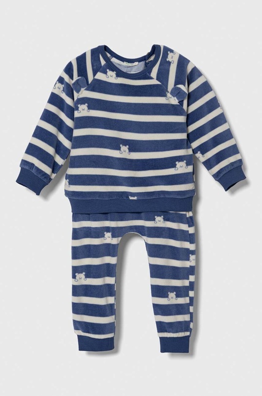 United Colors of Benetton komplet niemowlęcy dzianina niebieski 3NHGAK00C.W.SEASONAL