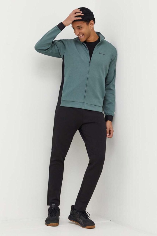 Champion tuta da ginnastica maglia verde 219400.