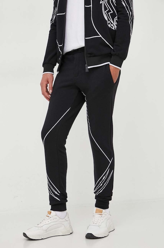Homewear komplet PLEIN SPORT crna FACC.MJJ0586.SJO001N