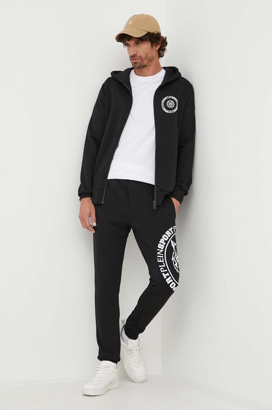 PLEIN SPORT dres dzianina czarny AACC.MJJ0616.SJO001N