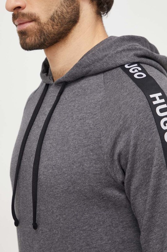 HUGO dres lounge bawełniany 50502305 szary