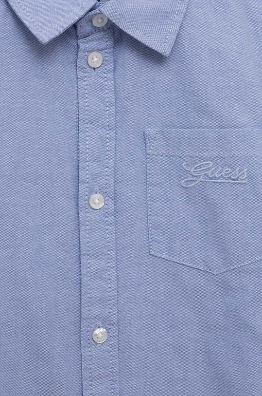 CHLAPEC Dětská bavlněná košile Guess L3YH05.W9CL0.9BYX modrá