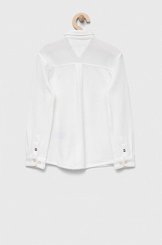 Tommy Hilfiger koszula bawełniana dziecięca KB0KB08308.74.122.9BYX biały AW23