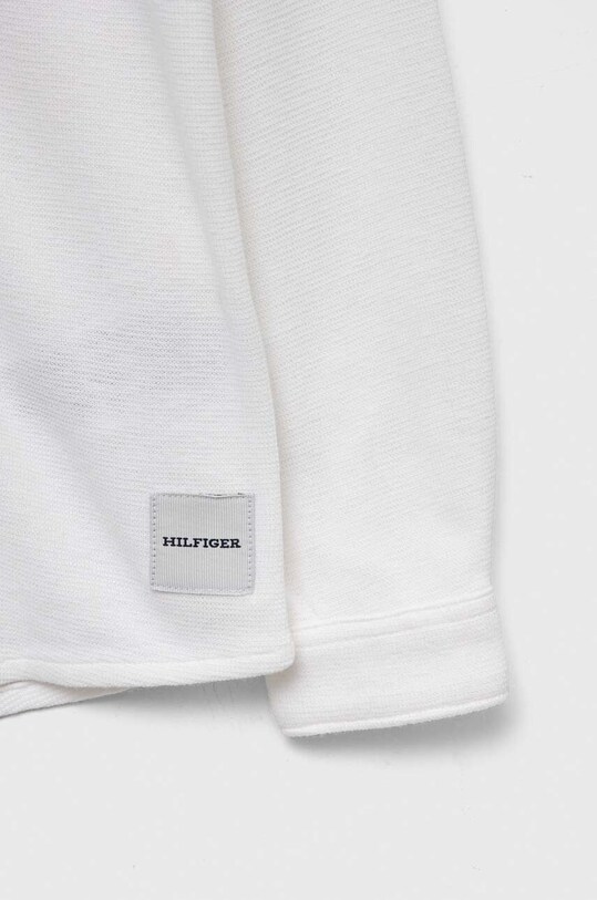 Chłopiec Tommy Hilfiger koszula bawełniana dziecięca KB0KB08308.74.122.9BYX biały