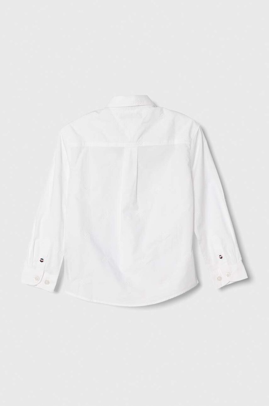 Дитяча бавовняна сорочка Tommy Hilfiger KB0KB08311.74.122.9BYX білий AW23