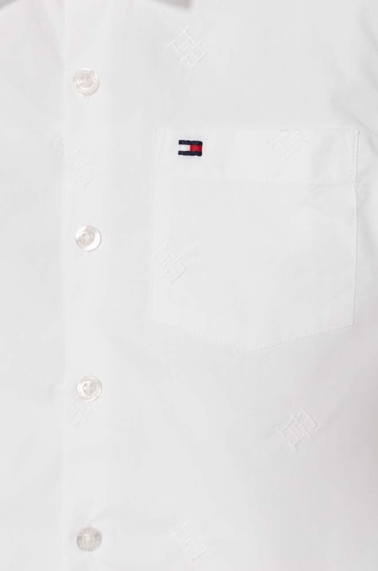 Хлопчик Дитяча бавовняна сорочка Tommy Hilfiger KB0KB08311.74.122.9BYX білий