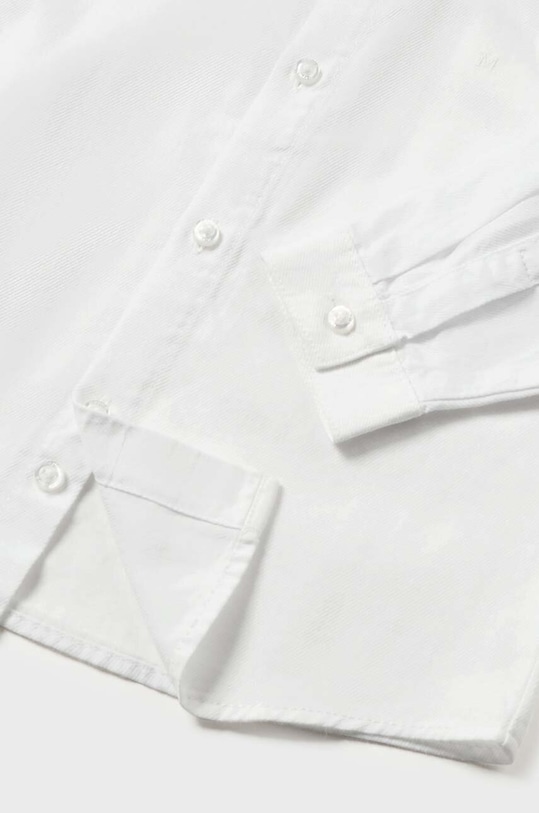 Chłopiec Mayoral koszula bawełniana niemowlęca 124.3E.Baby.9BYX biały