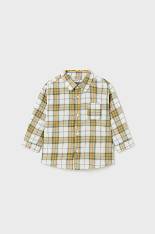 Хлопковая рубашка для младенцев Mayoral узор зелёный 2178.3B.Baby.9BYX