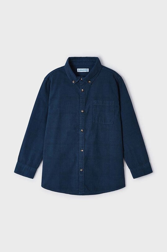 Mayoral camasa de bumbac pentru copii lung bleumarin 4105.5E.Mini.9BYX