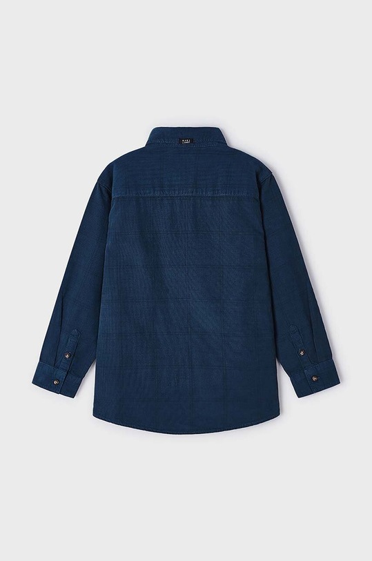 Mayoral camasa de bumbac pentru copii 4105.5E.Mini.9BYX bleumarin AW23