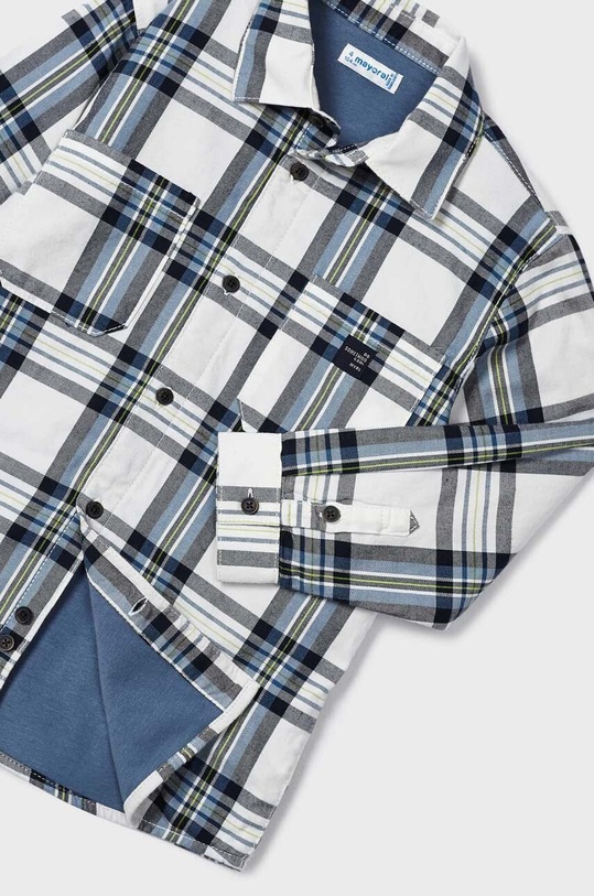 Mayoral koszula bawełniana dziecięca 4107.5G.Mini.9BYX niebieski