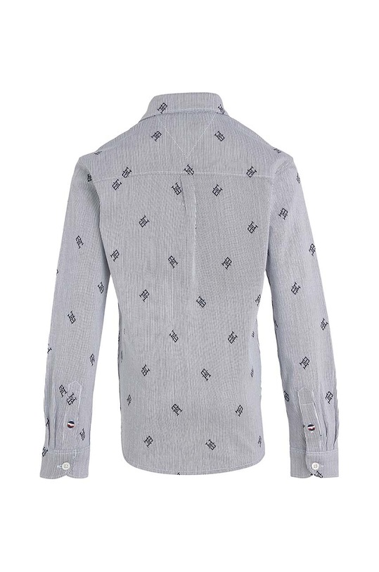 CHLAPEC Dětská bavlněná košile Tommy Hilfiger KB0KB08522.128.176.9BYX modrá
