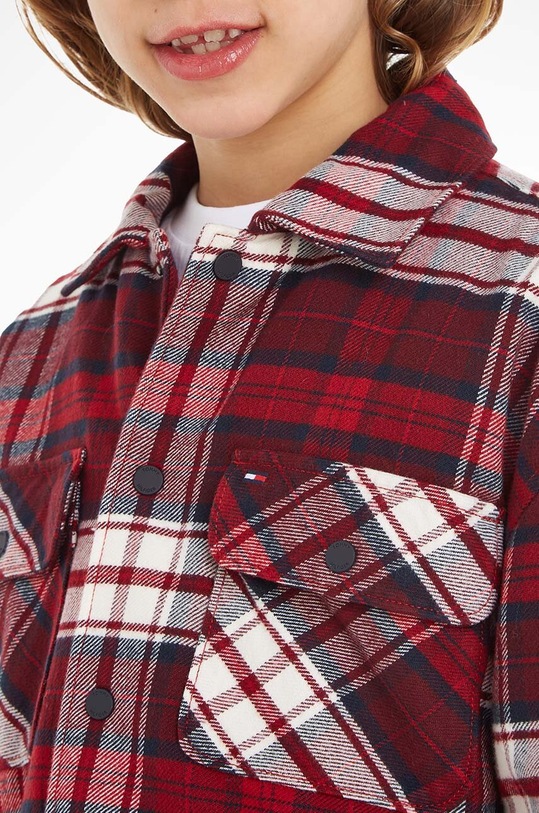 Detská bunda Tommy Hilfiger KB0KB08615.128.176.9BYX červená