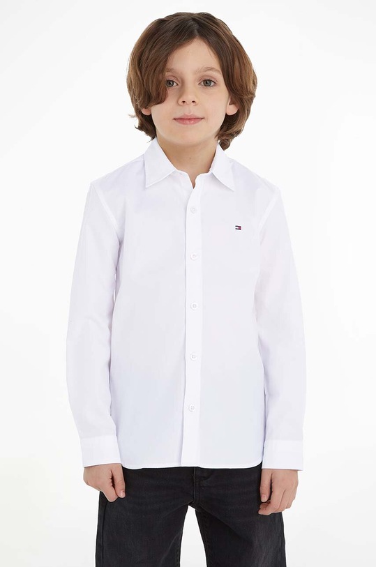 Tommy Hilfiger koszula bawełniana bawełna biały KB0KB08618.128.176.9BYX