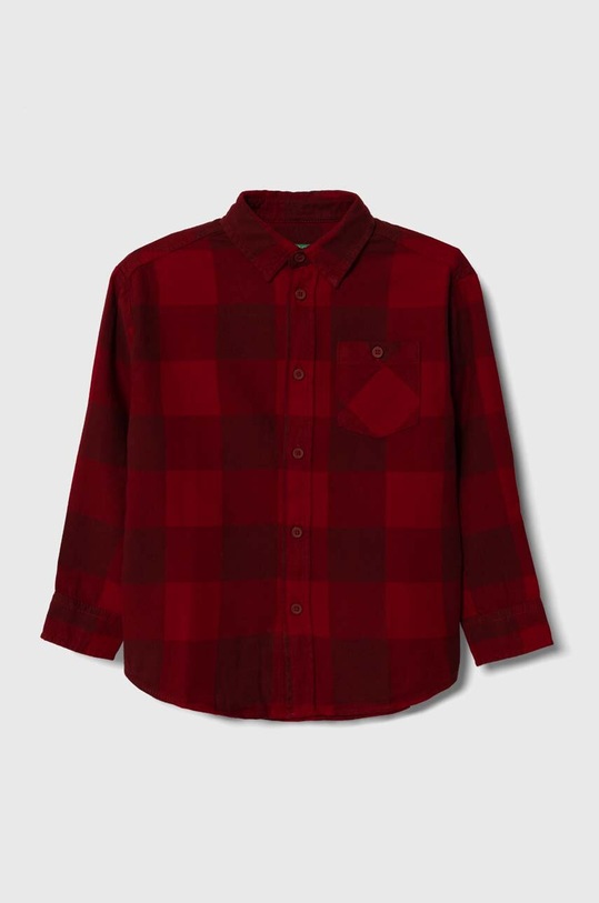 United Colors of Benetton gyerek ing pamutból pamut piros 5LQHCQ01P.G.SEASONAL
