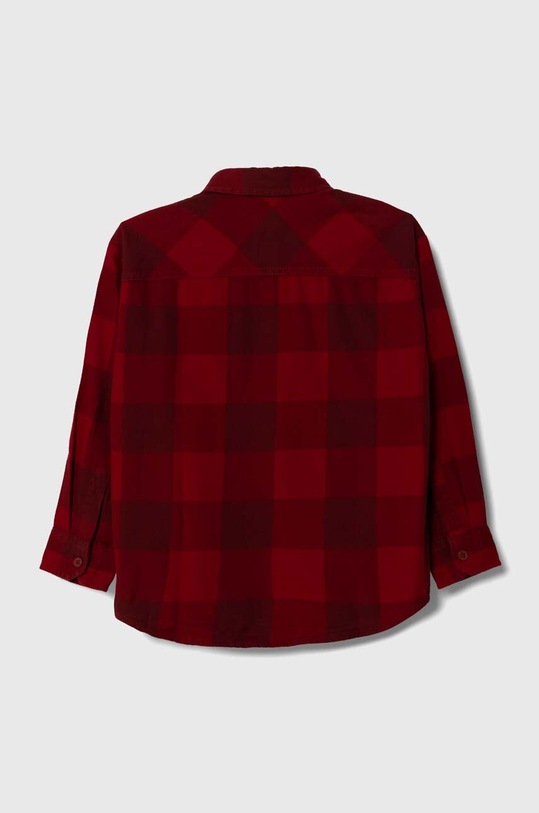 United Colors of Benetton gyerek ing pamutból 5LQHCQ01P.G.SEASONAL piros AW23