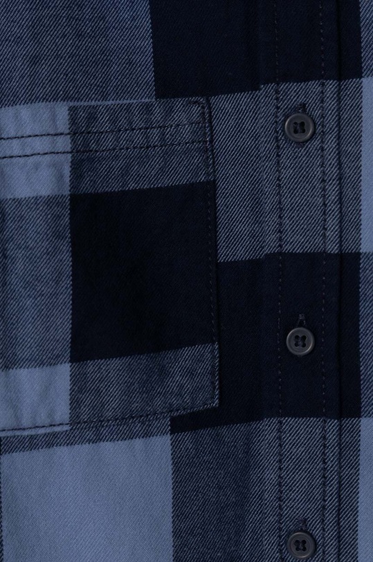 Dječaci Dječja pamučna košulja United Colors of Benetton 5LQHGQ014.P.SEASONAL mornarsko plava