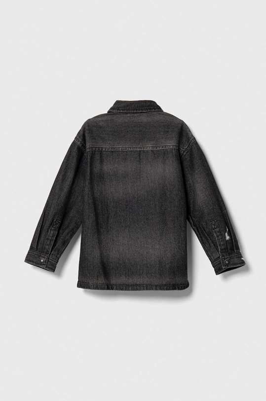 Sisley koszula jeansowa dziecięca 5DW2YQ00O.G.SEASONAL czarny AW23